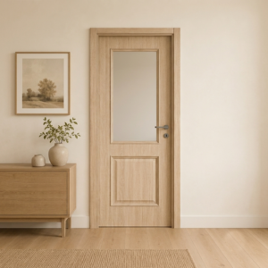 Kastdoor Melamin 119 Camlı Açık Meşe İç Kapı