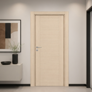 Sade açık meşe melamin kapı Melamin 123 Kastdoor modeli