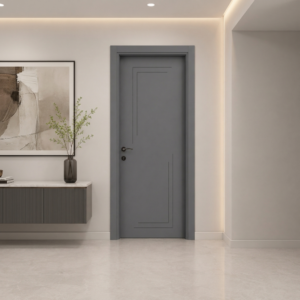 Karşılıklı köşe fugalı antrasit lake kapı Lake 314 Kastdoor modeli