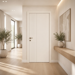 Sol şerit dikey fugalı fildişi lake kapı Lake 317 Kastdoor modeli